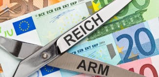 Schere zwischen Arm und Reich - Armut, Reichtum - Umverteilung