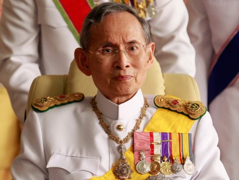 Bhumibol Adulyadej, der König von Thailand