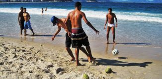 Brasilianisch Fußball Copacabana Rio