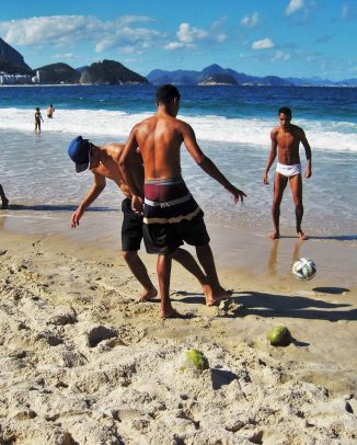 Brasilianisch Fußball Copacabana Rio