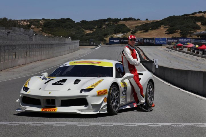 Michael Fassbender als Rennfahrer in der Rennserie der North American Ferrari Challenge