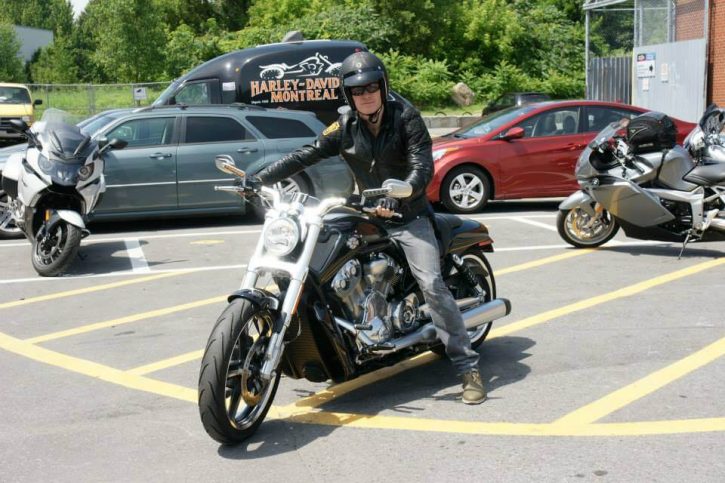 Michael Fassbender Harley Davidson V-Rod