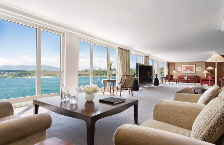 Royal Penthouse Suite im Hotel President Wilson, Genf, Schweiz