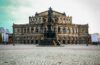 Das Gebäude der Oper in Dresden, Deutschland