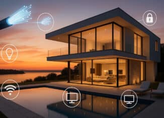 Hightech trifft Eleganz: Wie Glasfaser Luxusimmobilien smarter macht