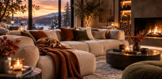 Sofa-Trends für Herbst und Winter: Materialien und Formen für ein gemütliches Wohnzimmer
