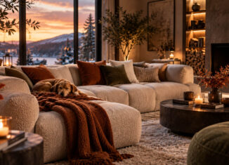 Sofa-Trends für Herbst und Winter: Materialien und Formen für ein gemütliches Wohnzimmer